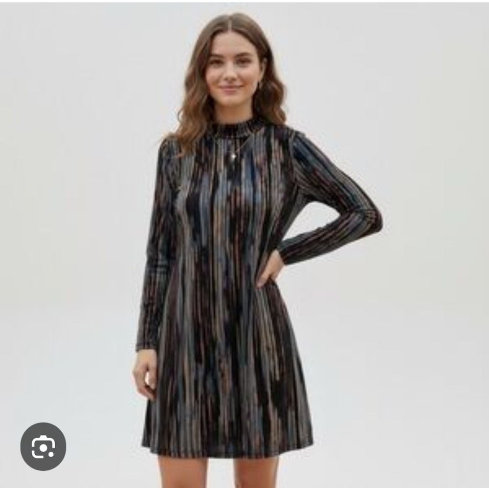 BCBGeneration Multicolor Striped Dress XS